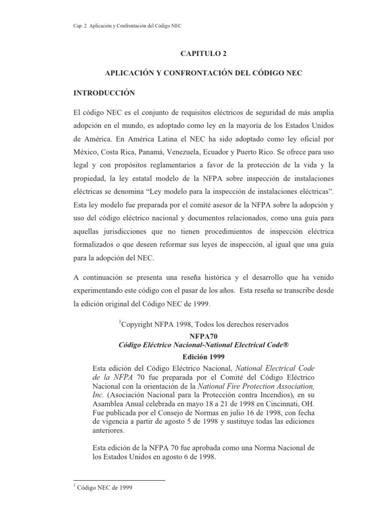 codigo electrico nec pdf chileno