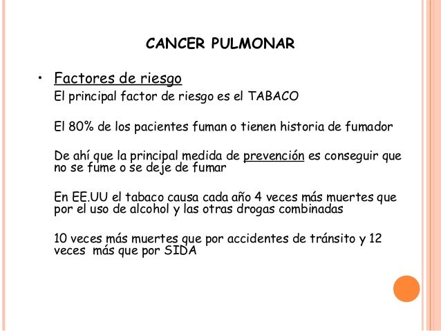 cancer de pulmon tratamiento pdf