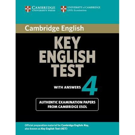 cambridge key english test 4 with answers pdf